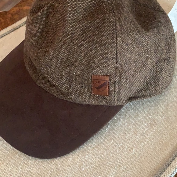 cremieux hat brown tweed size fall winter - Picture 2 of 6